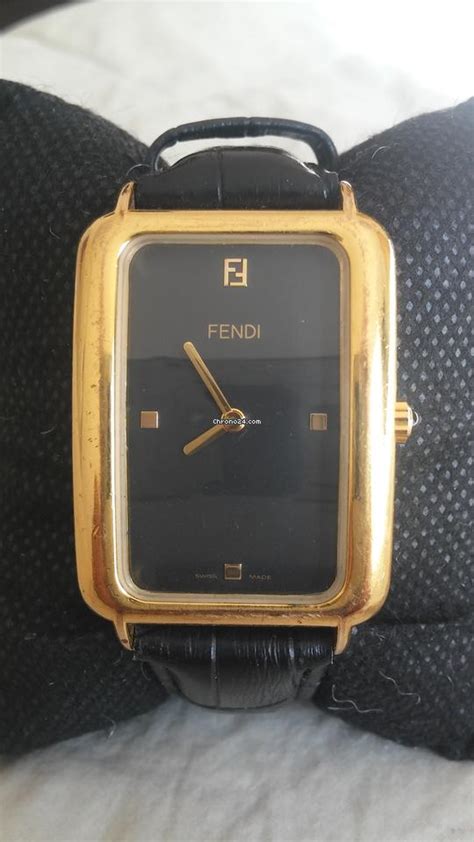 vintage fendi watch green|fendi 90s orologio gold watch.